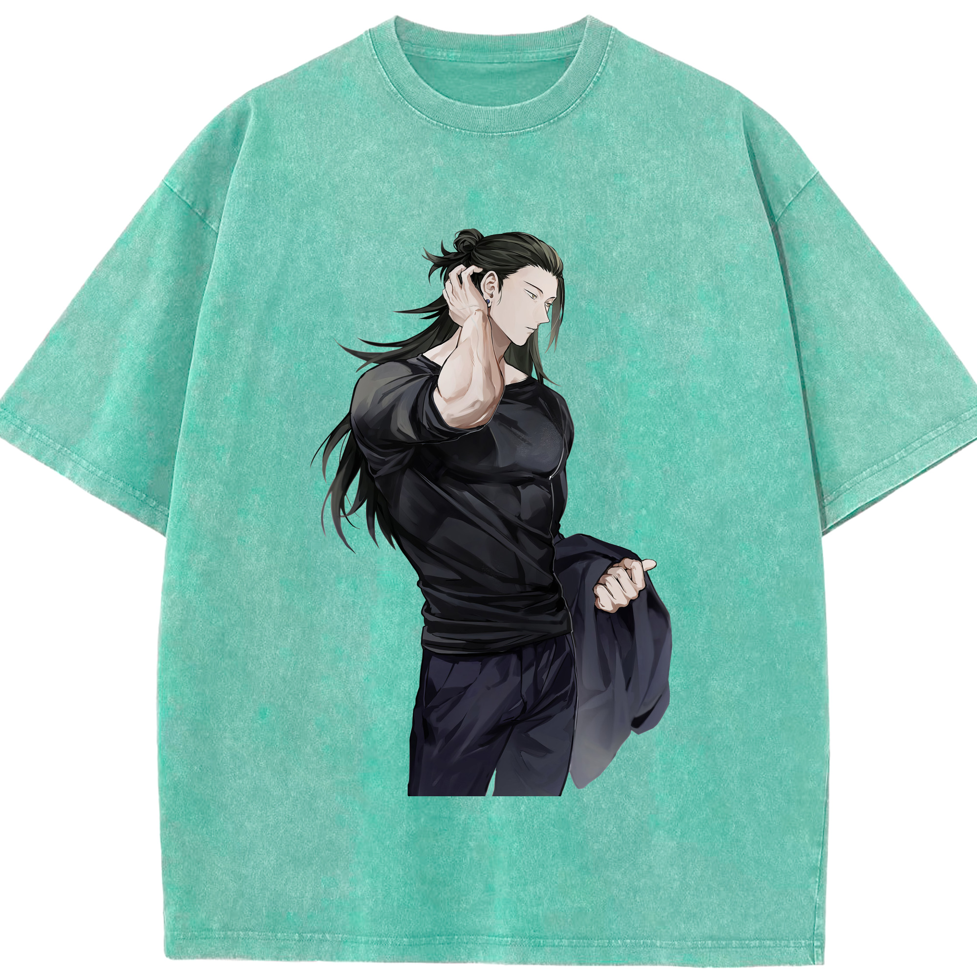 （画像用） 呪術廻戦 Jujutsu Kaisen 綿100% ヴィンテージ風 半袖Tシャツ（フロントプリント）